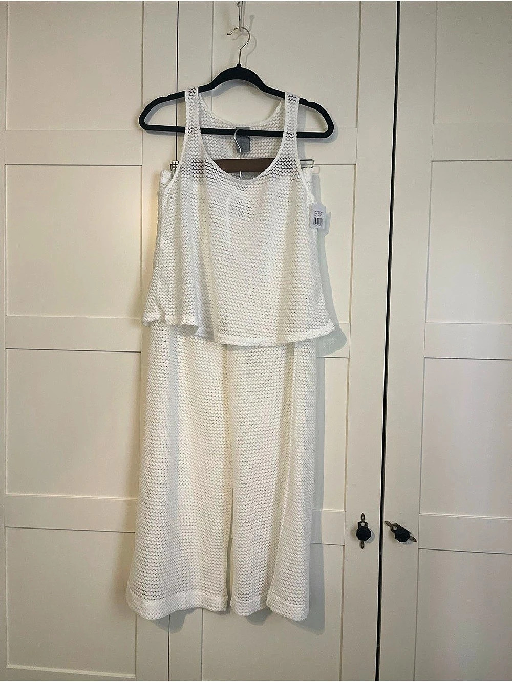 Hurley Women's Crochet Swim Cover Up Set White Size XS/S